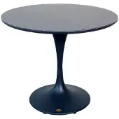 Oosterik Home Bridgeport dining tafel midnight grey dia. 90 cm