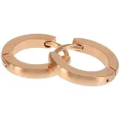 Kalli Oorringen Edelstaal Mat Rosé Goud 1845 (12mm)
