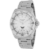 Gucci Duik herenhorloge met witte wijzerplaat YA136302