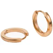 Kalli Oorringen Edelstaal Mat Rosé Goud 1847 (16mm)