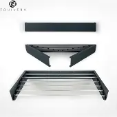 Equivera Wanddroogrek - Wasrek - Droogrek - Wanddroogrek Inklapbaar - Wand Droogrek