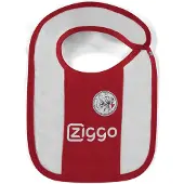 Ajax -baby slabbetje wit rood wit
