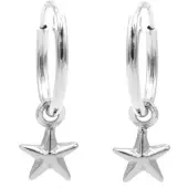 Karma Hoops Oorbel Symbols Polestar zilverplated M2873