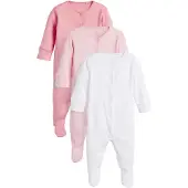 Next Rompertje/body pink / wit