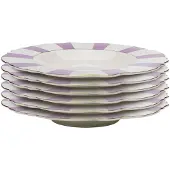Kare design Soepborden Harlequin Ø23cm paars (6/set)
