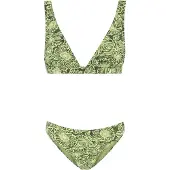 Shiwi Bikini 'Amy' lichtgroen / donkergroen