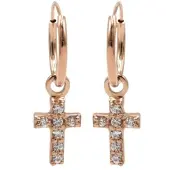 Karma Symbols oorbel Zirconia Faith M2711 Rosé