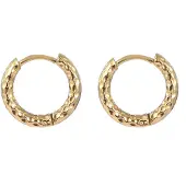 Karma oorbel pull through square zilver M1843