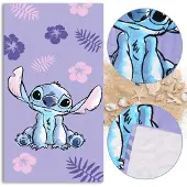 Disney Stitch Strand- en Badhanddoek, Katoen, voor kinderen, 70x140 cm, OEKO-TEX