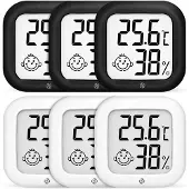 Equivera Huisthermometer - Kamerthermometer - Binnenshuis - Digitale Thermometer - Hygrometer
