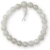 Ruben Robijn Powerbead armband Jade wit