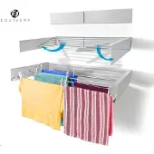 Equivera Wanddroogrek - Wasrek - Droogrek - Wanddroogrek Inklapbaar - Wand Droogrek