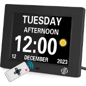 Equivera Dementieklok - Dementie Klok - Dementieklokken - Digitaal - Analoog