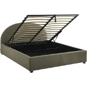 Sweeek - Bed met lattenbodem en hoofdeinde, b216,5 x d174 x h102cm