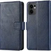 IMoshion Luxe Bookcase voor de Oppo Reno 13 - Donkerblauw