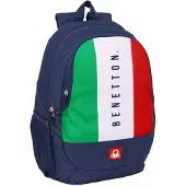 Safta Benetton Flag 23l 27x33x10 Cm Backpack Blauw Kinderen