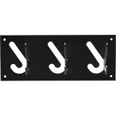 Gispen 1x3 - Kapstok - Zwart - 30 cm breed