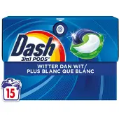 Dash 4x Wasmiddelcapsules 3in1 Pods Original 15 Stuks