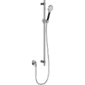 Hotbath Glijstangset Cobber Met Wandaansluitbocht En Handdouche Mat Wit