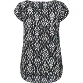 ONLY Blouse 'ONLVic' donkerblauw / offwhite