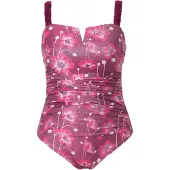 Ulla Popken Badpak cyclaam / purper