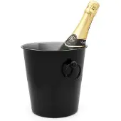 Leopold Vienna Champagnekoeler Enkelwandig Mat Zwart