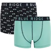 We fashion Onderbroek lichtblauw / donkerblauw / wit gemêleerd