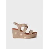 Toni pons Dames espadrille met hoge hakken en madeliefjes | SIDNEY