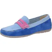 Sioux Mocassins 'Carmona-700' blauw / lichtblauw / lichtroze