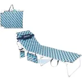 Aktive 62418 Beach Lounger Blauw