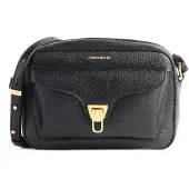 Coccinelle Schoudertas 'Beat Soft Handbag Grained Leather' zwart