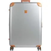 Bric's Amalfi 4-wielige trolley 82 cm zilverkleurig