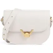 Coccinelle Leather Cross Body Bag In Cream Maat: OS | Crossbodytassen Outlet | Dames | Wit