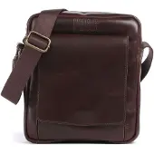 Buckle & Seam Crazy Horse Collector | Crossbody tas leer | bruin