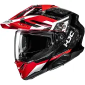 HJC RPHA 60 Dakar Zwart Wit Rood Adventure Motorhelm Maat L