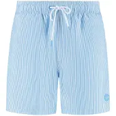 Shiwi Zwemshorts 'Mike' lichtblauw / wit