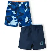 MINOTI Zwemshorts blauw / marine / lichtblauw / donkerblauw