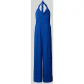 Jake*s Cocktail Jumpsuit met plissévouwen en ronde hals
