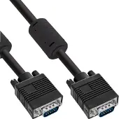 InLine S-VGA kabel, 15-pins HD male / male, zwart, 2m