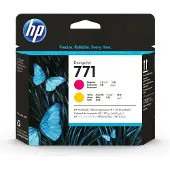 HP 771 (CE018A) printkop magenta en geel (origineel)