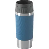 EMSA reisdrinkbeker N20118 blauw - roestvrijstaal - 360 ml