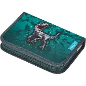 Herlitz 300001476, etui voor scholieren, model "Green Rex", 31-delig