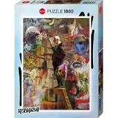 Heye The Bookworm - Legpuzzel 1000 stukjes - Illustratie Günter Konrad - Meerkleurig