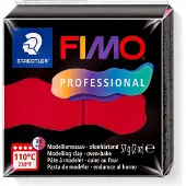 Staedtler professional - ovenhardende boetseerklei - blok 57 gr - karmijnrood