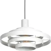 Steinhauer Witte Hanglamp Halo Cirque 4217W – Elegant Lichtspel met Stijlvolle Metalen Ringen