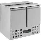 CombiSteel Saladette Combisteel, RVS, 2x1/1GN+3x1/6GN, 90(b)x87(h)x70(d), 230V/340W