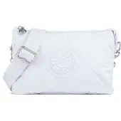 Kipling Crinkled Quilt Riri Crossbody tas lichtblauw