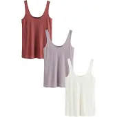Next Top lila / wijnrood / wit