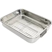 Kitchencraft Roestvrij Staal Braadslede 43x31 Cm