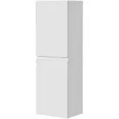 Aquazuro Hoge Badkamerkast Napoli 40cm - Hoogglans Wit - Met 2 Deuren - 40x120x30cm